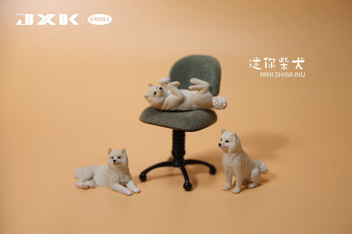 JS2215 Resin Mini Shiba Inu Set Decor from JXK Studio