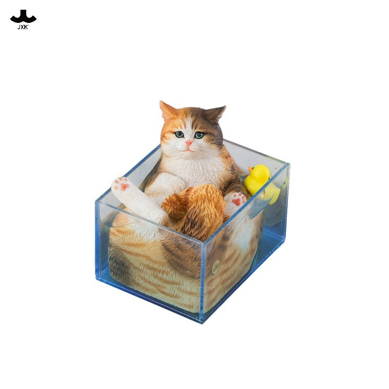 JXK340 Pre-sale Bubble Bath Cats from JXK Studio