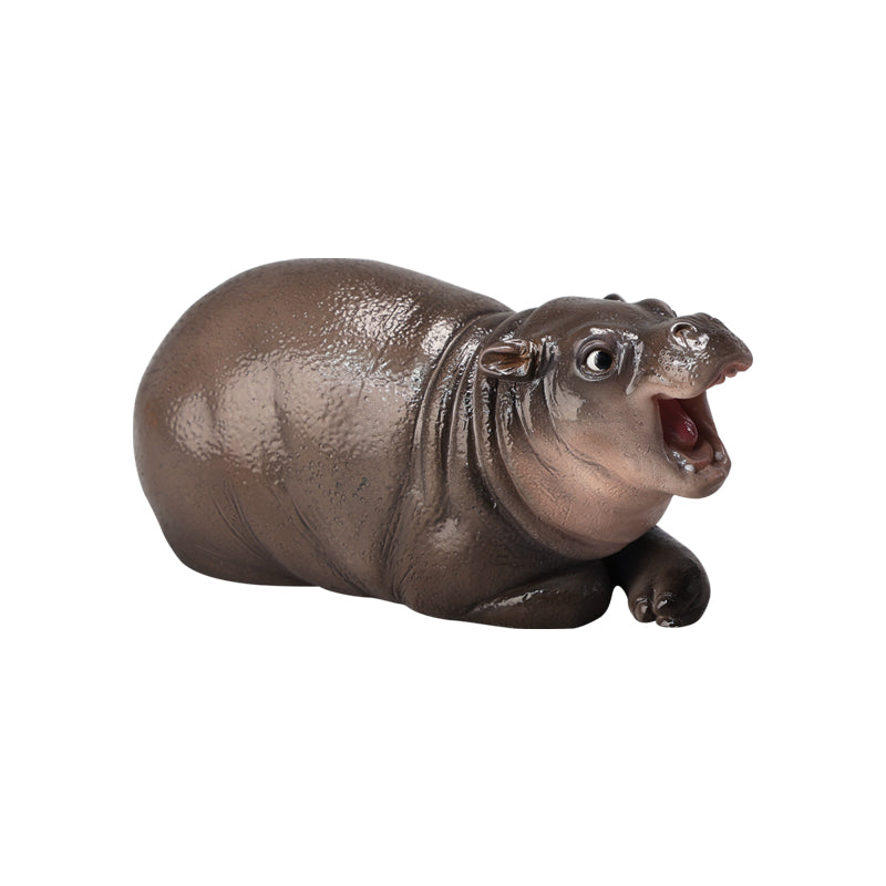 JXK264 1/6 MooDeng 2.0 Baby Pygmy Hippo Resin Figurine - product image 1