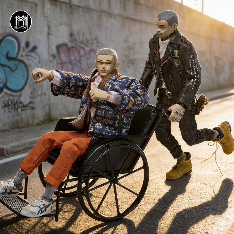 M2603 Pre-sale Black Wheelchair Model from JXK Studio