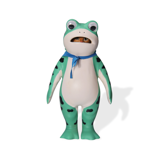 OW01 Doll Frog statue Resin Cat Figurine from JXK Studio