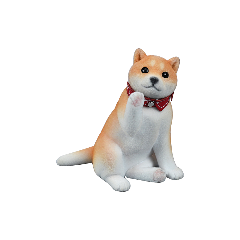 JS2401 Resin Shiba Inu Dog Decor from JXK Studio