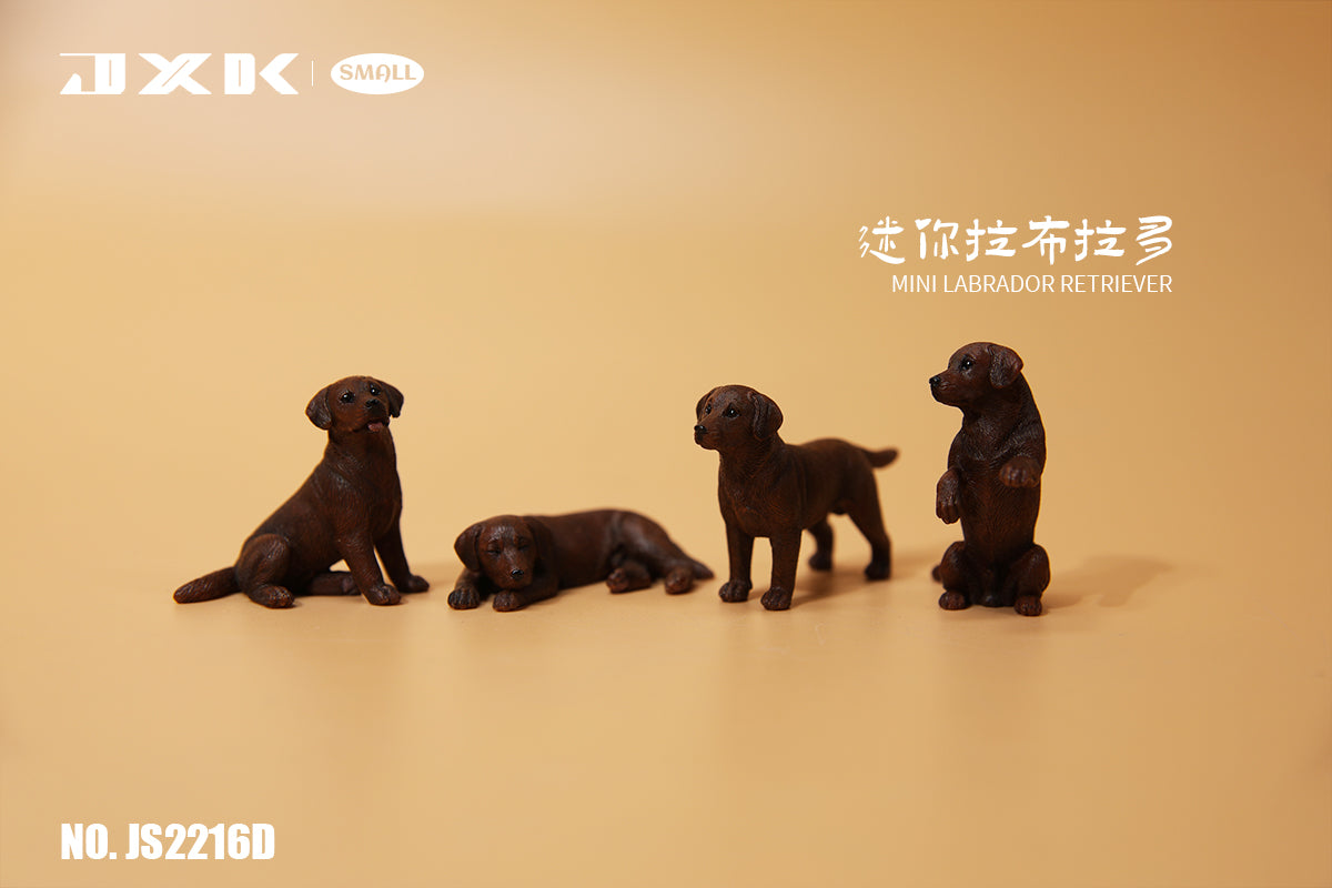 JS2216 Resin Mini Labrador Fetriever Set Decor from JXK Studio