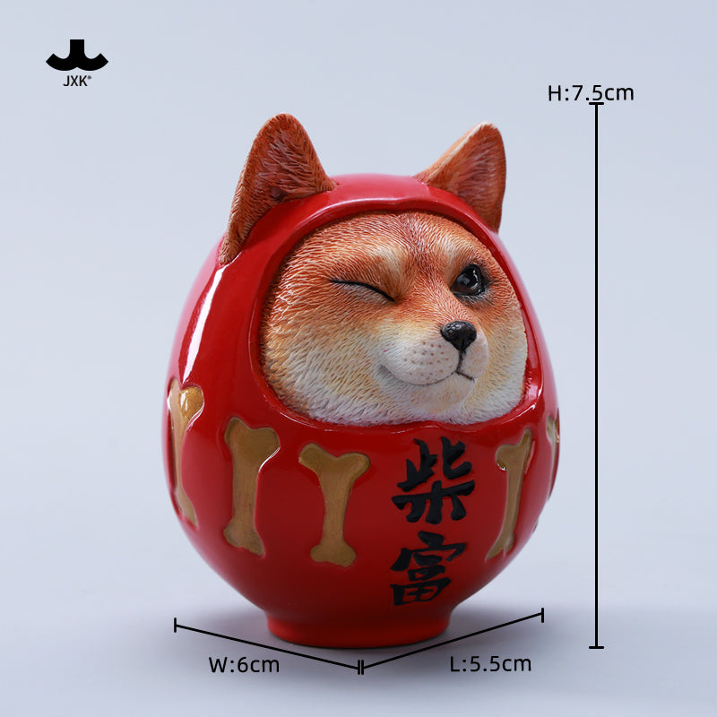 JXK273 Per-sale Shiba Fortune Daruma from JXK Studio