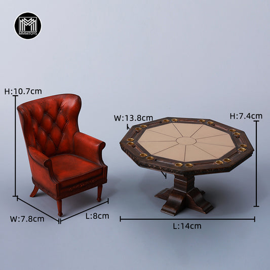 M2422 1/12 Royal Card Table Produced by JXK Studio