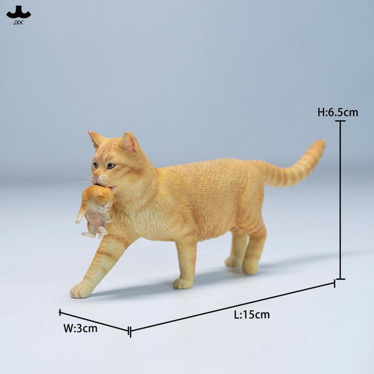JXK338 Pre-sale Domestic Cat with Kittens from JXK Studio
