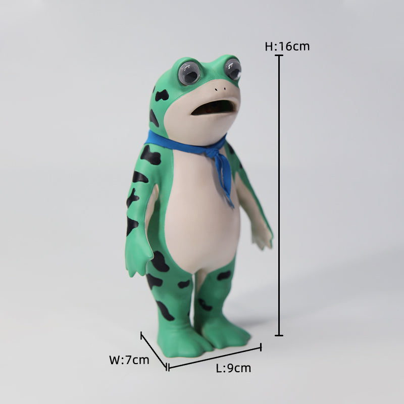 OW01 Doll Frog statue Resin Cat Figurine from JXK Studio