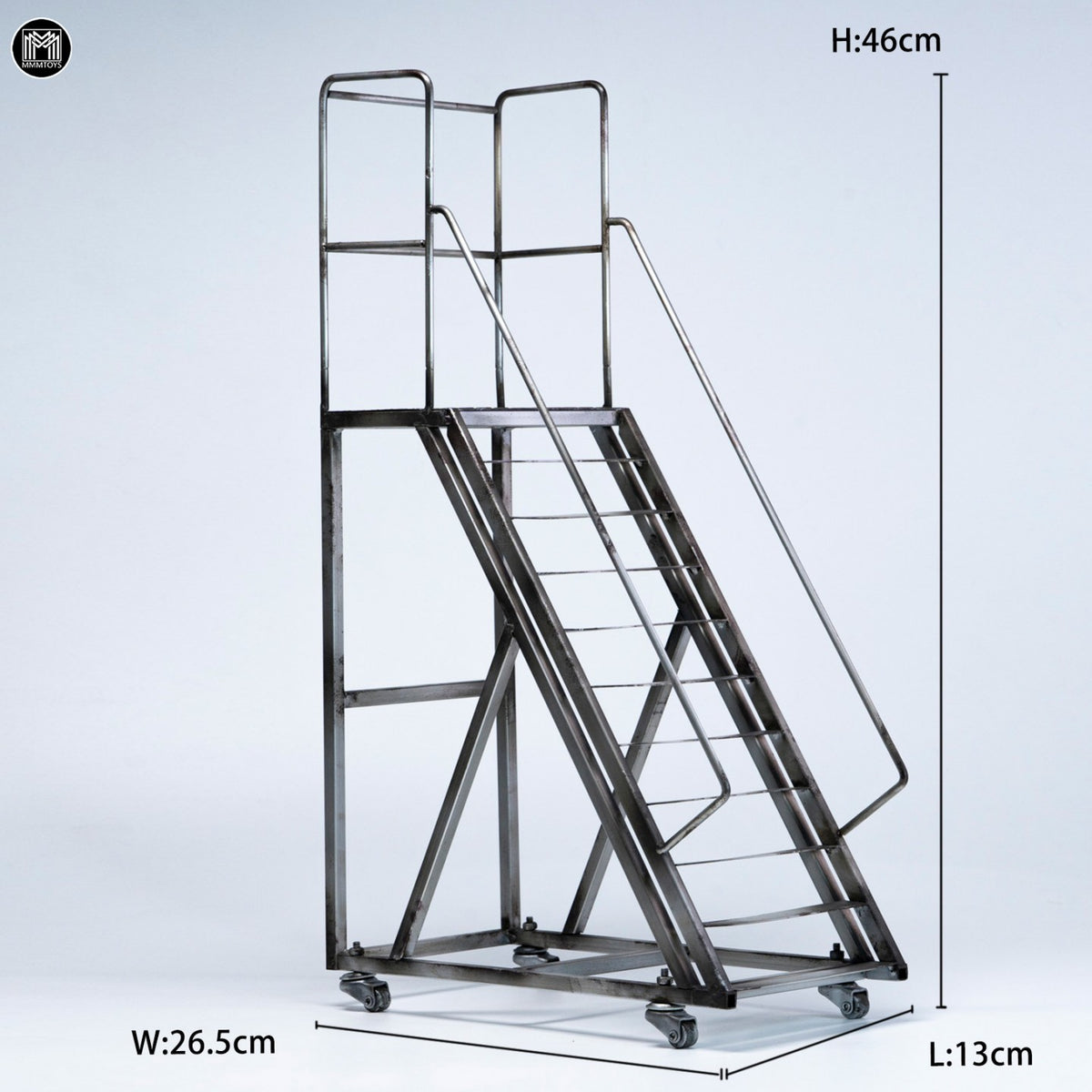 MMMTOYS M2614 1/6 Mobile Work Platform Ladder Diorama Base
