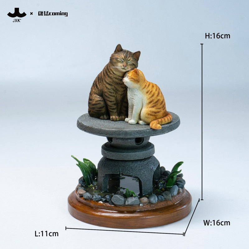 JXK331 Pre-sale Cats Resting Among Stones from JXK Studio