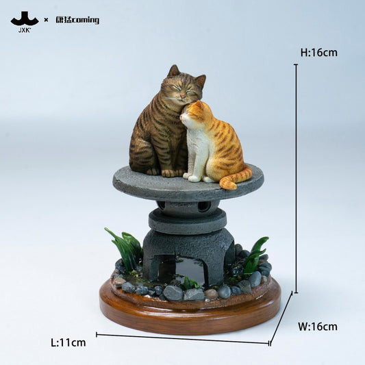 JXK331 Pre-sale Cats Resting Among Stones from JXK Studio