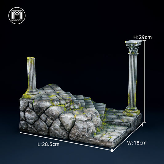 M2501-2 Pre-Order 1/12 Roman Temple Ruins Produced by JXK Studio