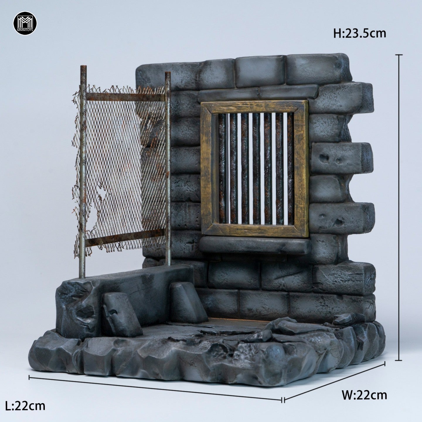 M2610 Pre-sale 1/12 Ruined Wall Outpost from JXK Studio