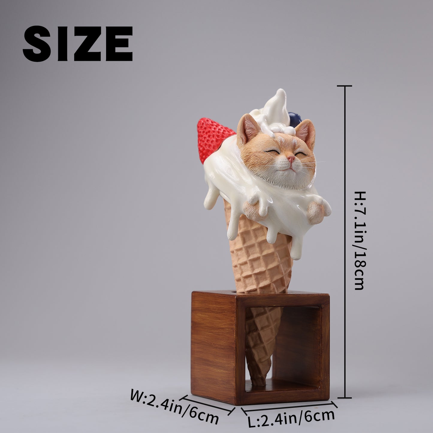 JXK255 Kitty Cone Figurine  from JXK Studio