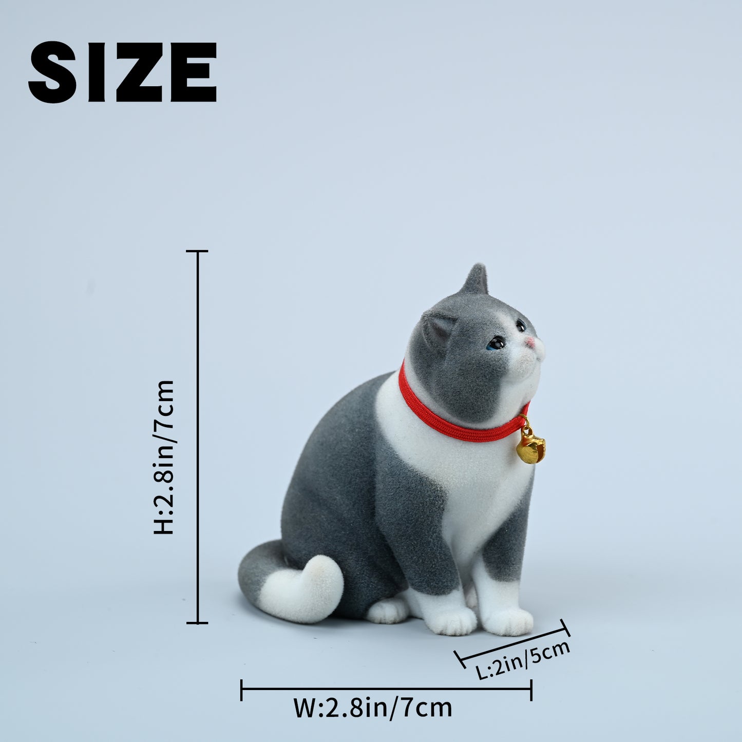 JXK225 Siamese Cat Figurine Resin Cat Statue Decor for Desktop Gifts for Cat Lovers from JXK Studio