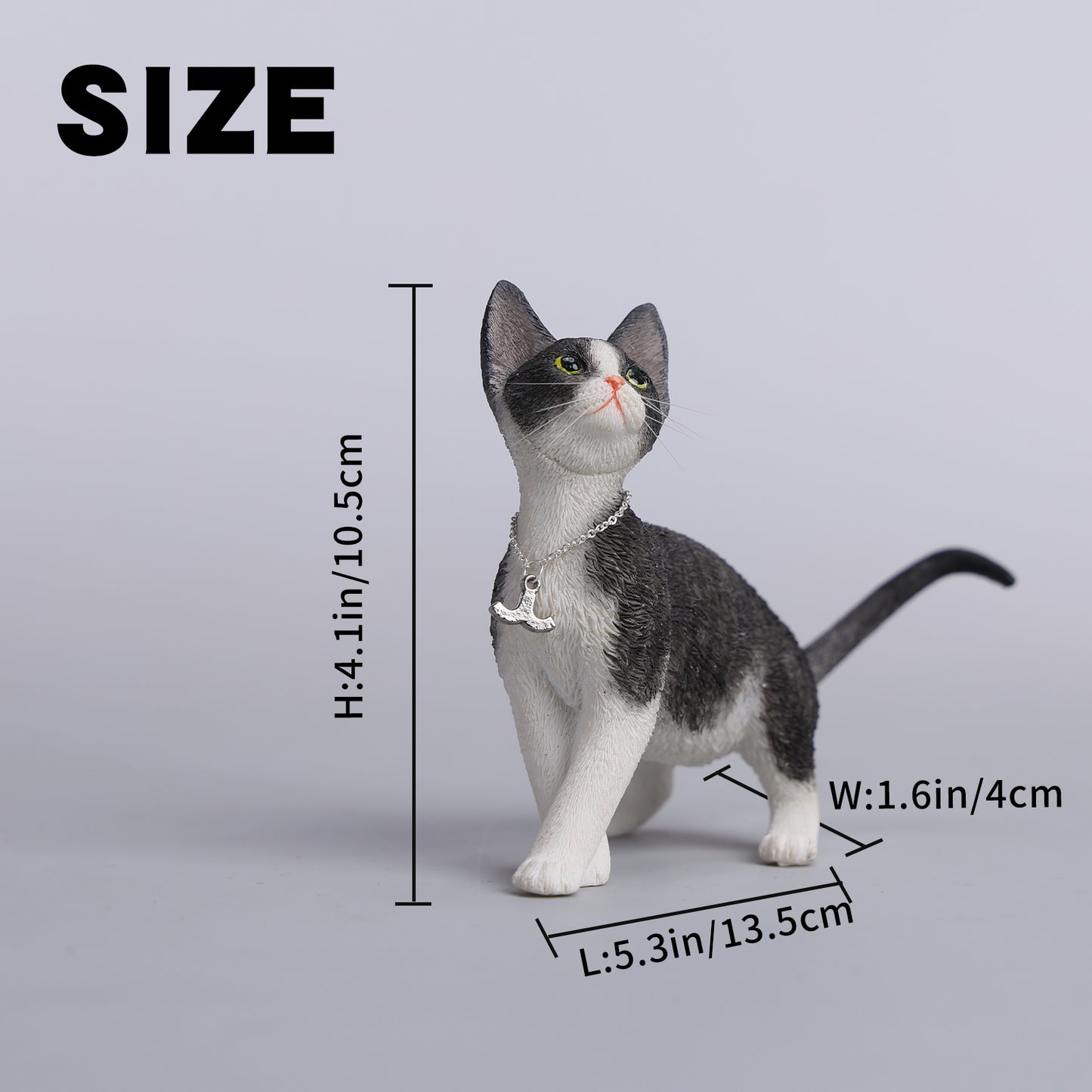 JXK246 1/6 Scale Devon Rex Cat Figurine V4  from JXK Studio