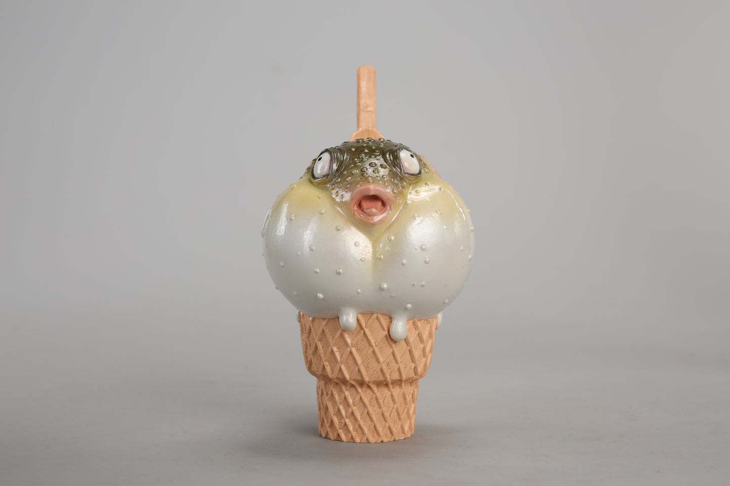 JXK266 Pufferfish lce Cream Figurine  from JXK Studio