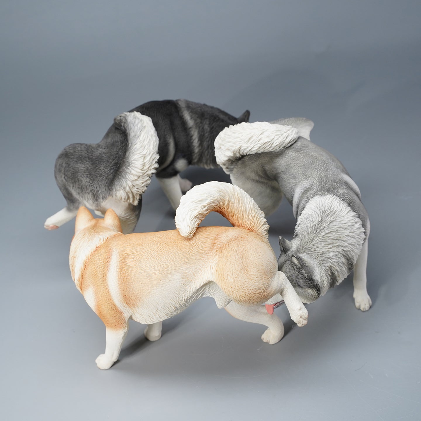 JXK111 Husky dog figurine, dog statue gift for dog lover from JXK Studio