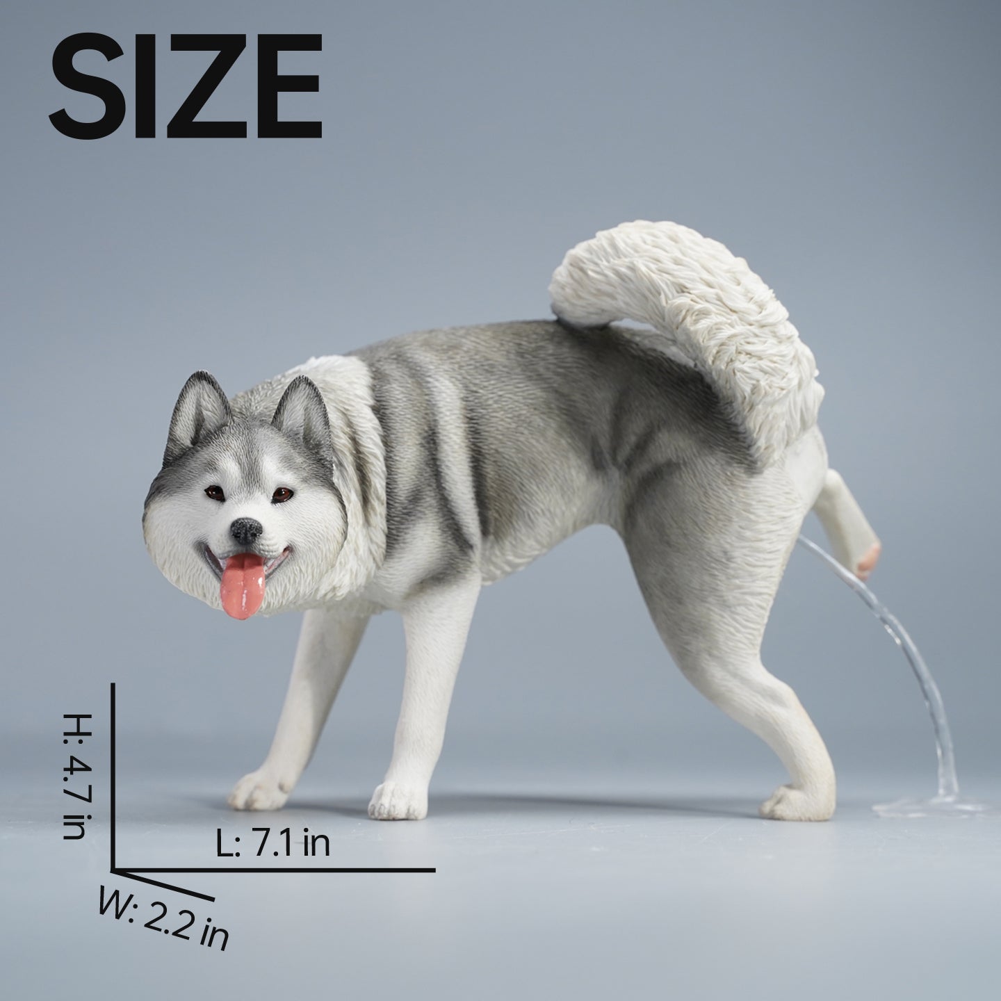 JXK111 Husky dog figurine, dog statue gift for dog lover from JXK Studio