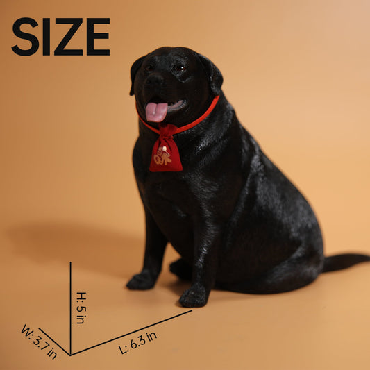 JXK139 1/6 Chubby Labrador Figurine with Movable Head - product image 2