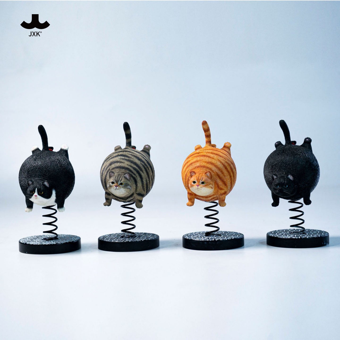 JXK324 Bouncy Ball Cat Figurine from JXK Studio