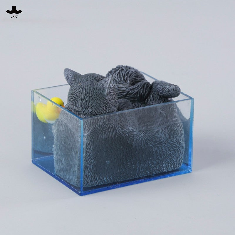 JXK340 Pre-sale Bubble Bath Cats from JXK Studio