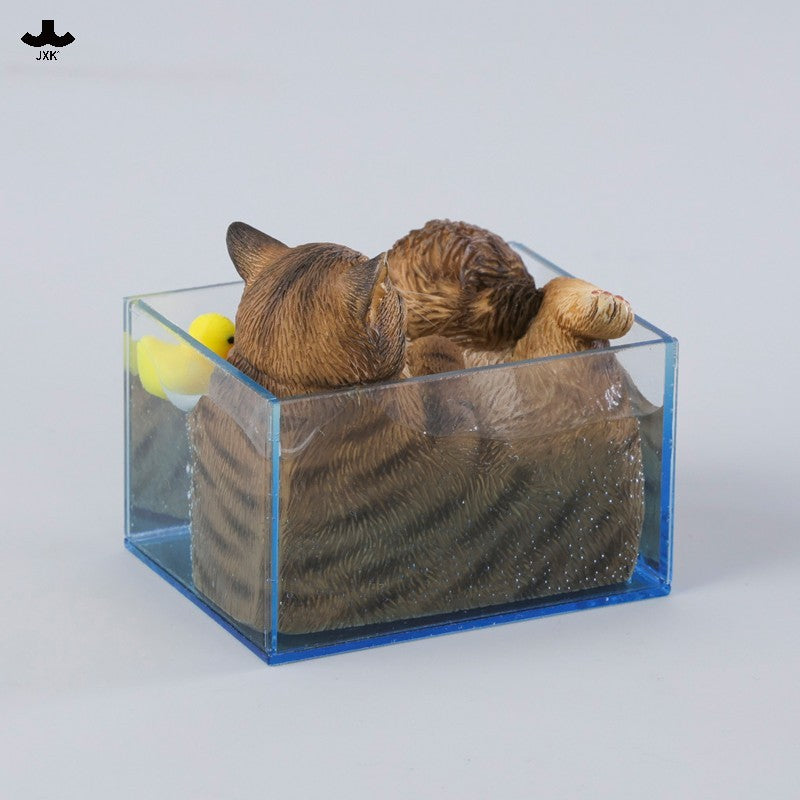 JXK340 Pre-sale Bubble Bath Cats from JXK Studio