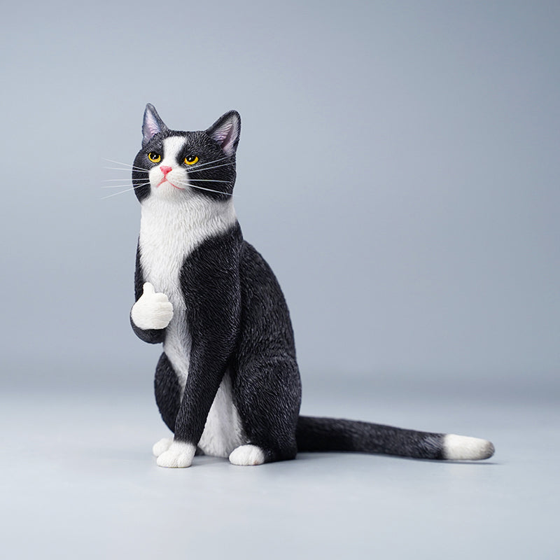 JXK112 Cat Figurine Resin Cat Statue for Home Decor Gifts for Cat Lovers from JXK Studio