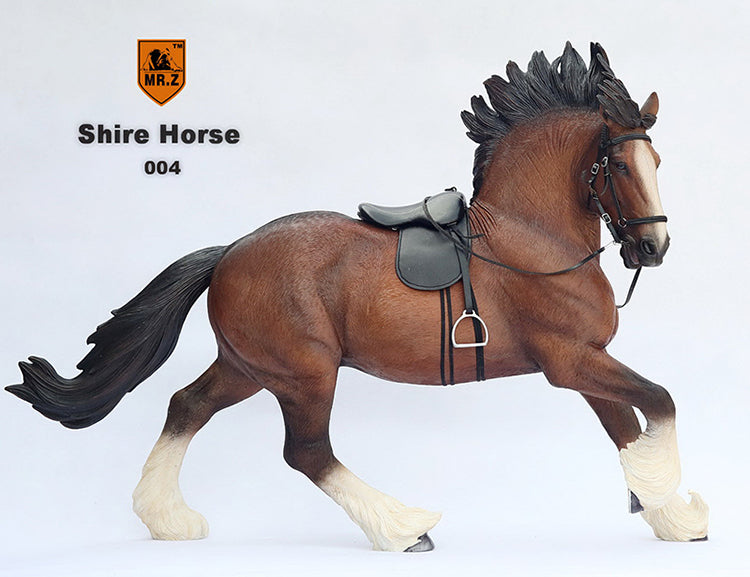 MRZ SH Shire Horse Statue Horse Figurine for Home Decor from JXK Studio