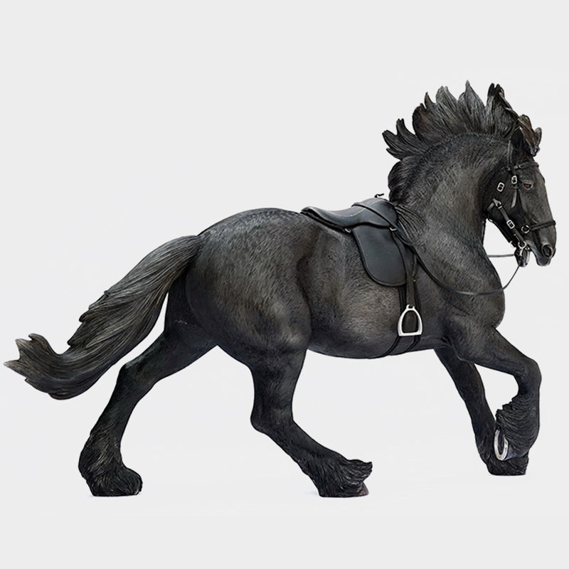 MRZ SH Shire Horse Statue Horse Figurine for Home Decor from JXK Studio