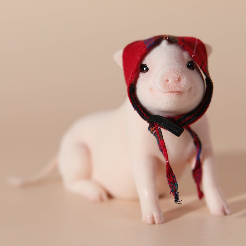 JXK059 1/6 Mini Pig Figurine | Nine Resin Animal Options - product image 9