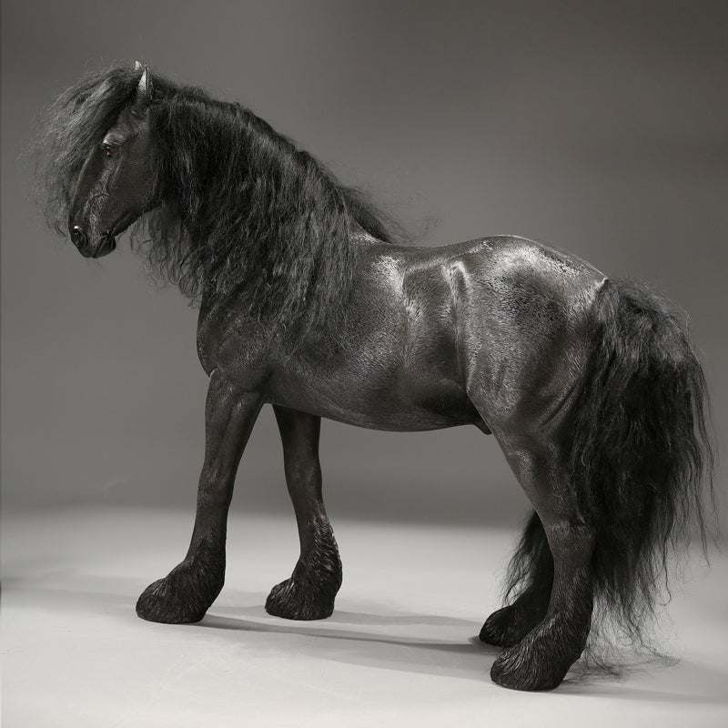 MRZ058 Shire Horse Figurine for Home Decor from JXK Studio