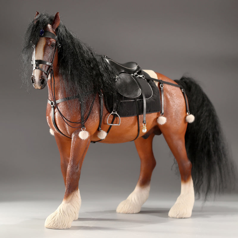 MRZ058 Shire Horse Figurine for Home Decor from JXK Studio