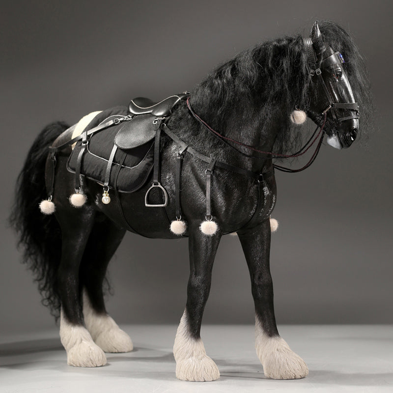 MRZ058 Shire Horse Figurine for Home Decor from JXK Studio