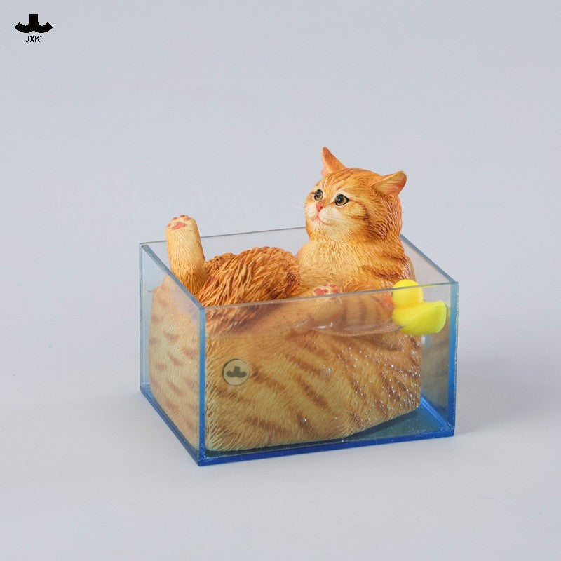 JXK340 Pre-sale Bubble Bath Cats from JXK Studio