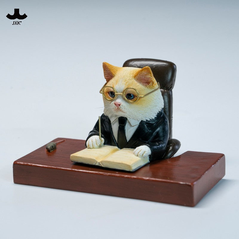 JXK317 先行販売 JXK Studio の窓辺の哲学者猫
