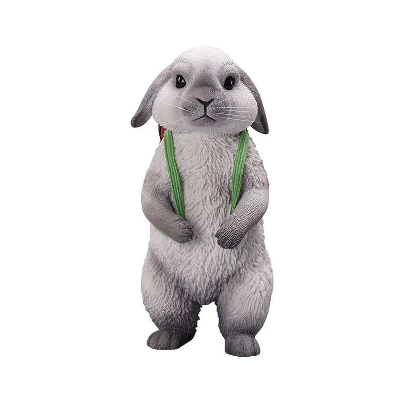 X42402 Resin Scale American Lop Rabbit Figurine from JXK Studio