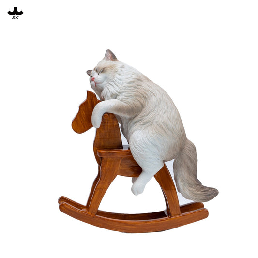 JXK374 Pre-sale Ragdoll Cat on Trojan Horse from JXK Studio