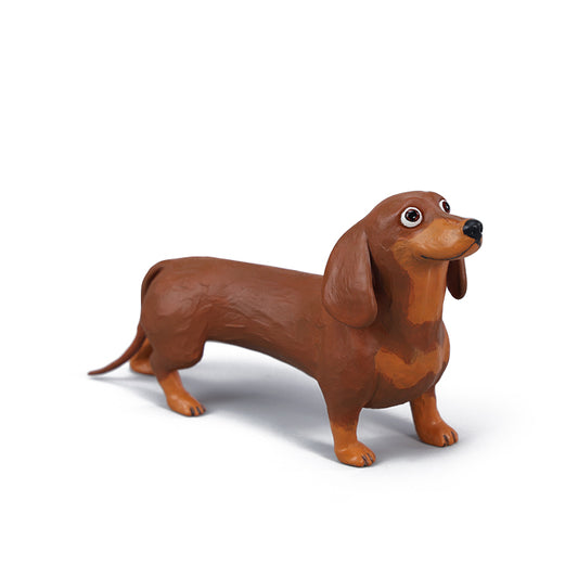 JS2403 Resin Dachshund Figurine Dog Decor from JXK Studio