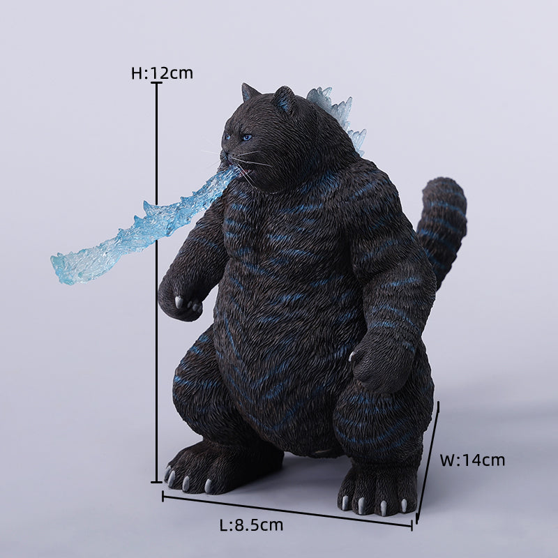 JXK239 Catzilla MeowZilla Godzicat Godzilla-shaped cat figurine V2