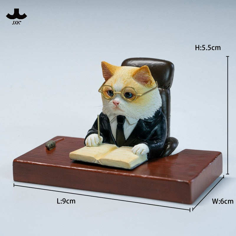 JXK317 先行販売 JXK Studio の窓辺の哲学者猫