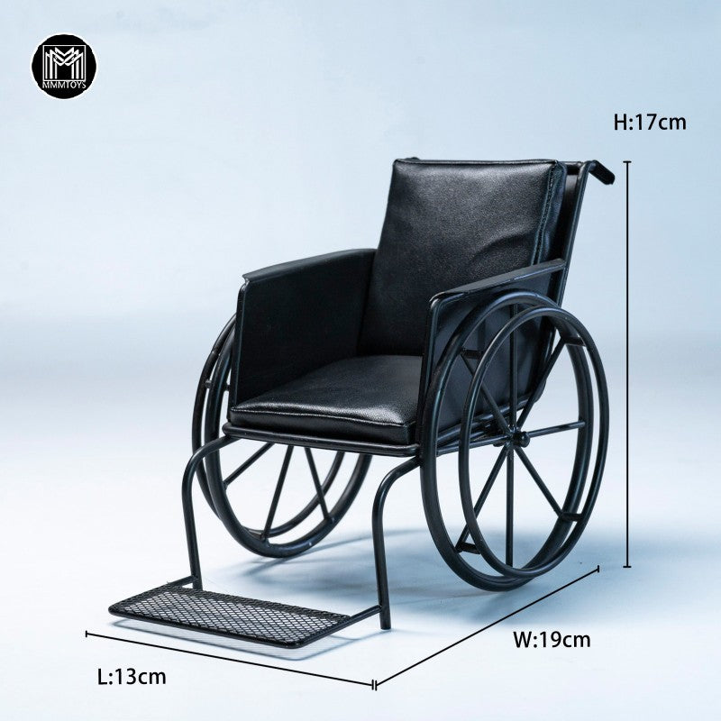M2603 Pre-sale Black Wheelchair Model from JXK Studio