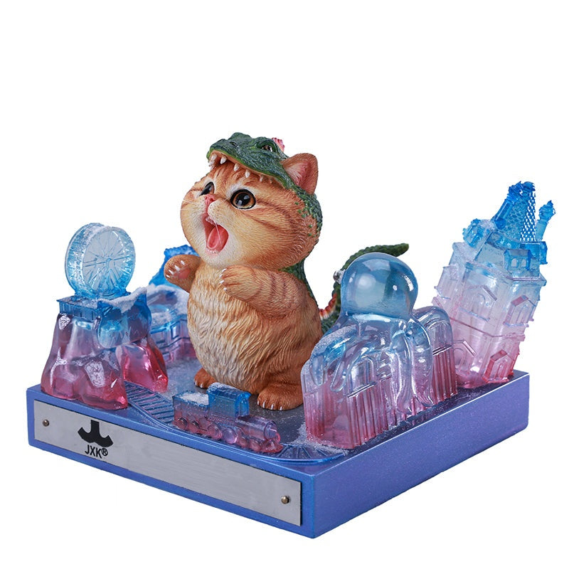 JXK302 Kaiju Cat 4.0 resin cat figurine main view