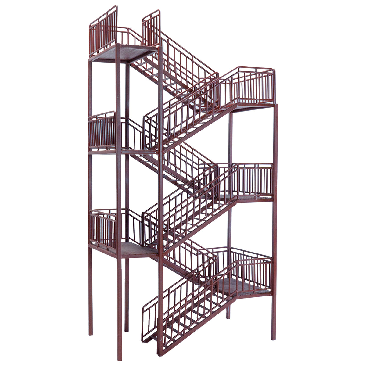 MMMTOYS M2605 1/12 Red Metal Stairway Diorama - product image 1