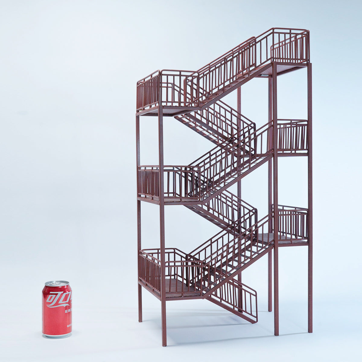 MMMTOYS M2605 1/12 Red Metal Stairway Diorama - product image 3
