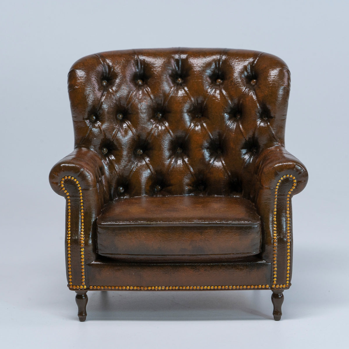 MMMTOYS M2619 1/12 British Vintage Brown Armchair - product image 3