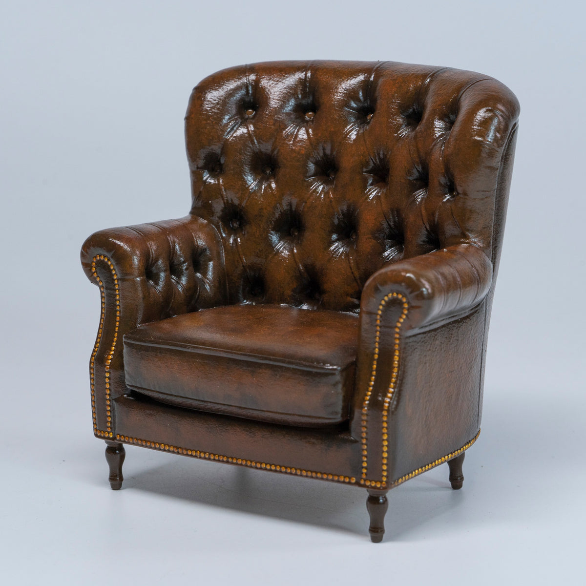 MMMTOYS M2619 1/12 British Vintage Brown Armchair - product image 5