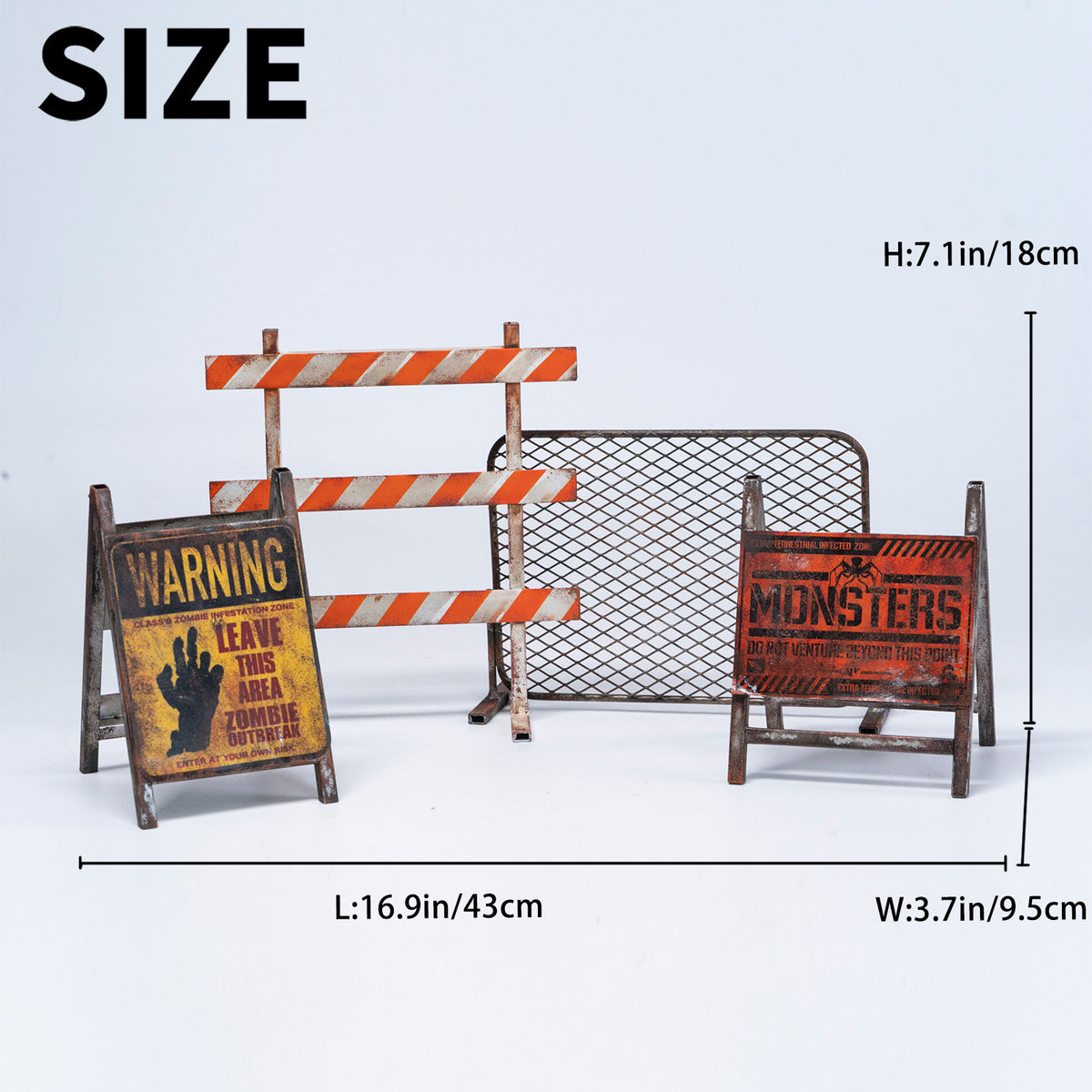 MMMTOYS M2620 1/6 Warning Road Barrier Set - product image 2
