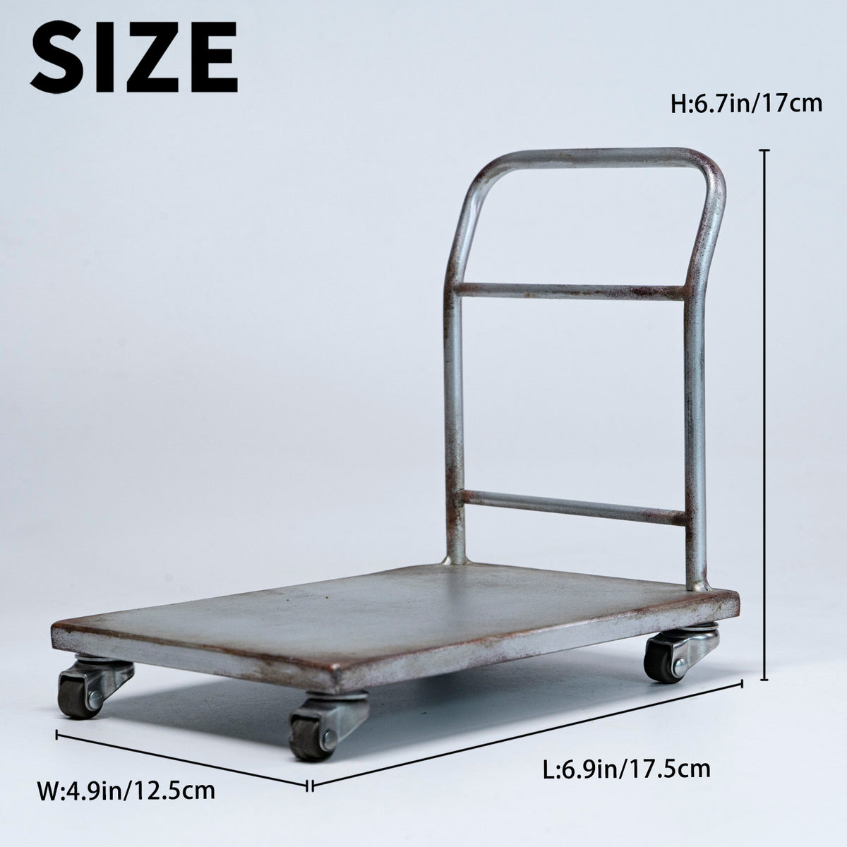 MMMTOYS M2621 1/6 Metal Flatbed Trolley Diorama Prop - product image 2