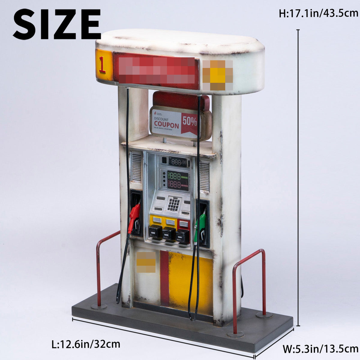 MMMTOYS M2628 1/6 Gas Station Fuel Pump Diorama - product image 2