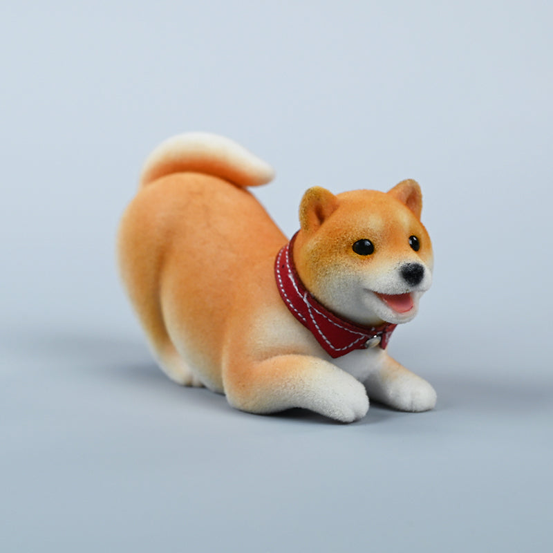 JS2401 Resin Shiba Inu Dog Decor from JXK Studio